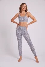 Leopard Legging Hochbund