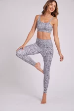 Leopard Legging Hochbund